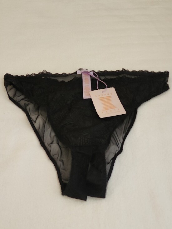 Savage X Fenty Other - Savage X Fenty Black Crotchless High-Leg Bikini